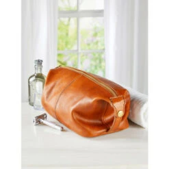 Cheapest 🔥 Vermont Country Store Italian Leather Dopp Kit Black 🔔