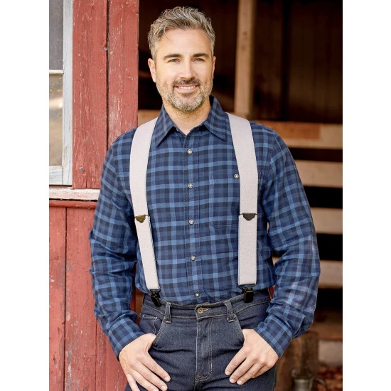 Wholesale ๐ Vermont Country Store Vermont-Made Comfort Clip Suspenders, In Regular And Tall Sizes Black โจ 3 Wholesale ๐ Vermont Country Store Vermont-Made Comfort Clip Suspenders, In Regular And Tall Sizes Black โจ - Image 3