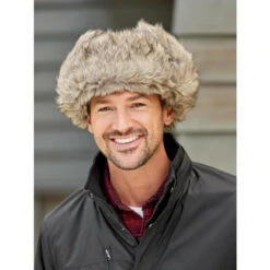 Hot Sale ⭐ Vermont Country Store Faux Fur Bomber Hat For Women And Men Maroon 🤩 -Morton Brother Shop unnamed file 120