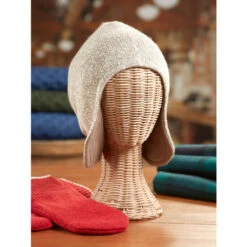 Wholesale 🛒 Vermont Country Store Men's And 😍 Women's Ragg Sherpa Hat Black ✔️