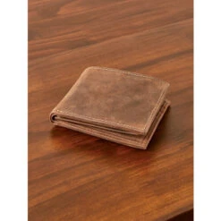 Best Pirce 🤩 Vermont Country Store Men's RFID-Blocking Tri-Fold Leather Wallet Brown ✔️