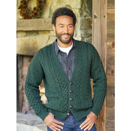 Top 10 🧨 Vermont Country Store Men's Irish Wool Timeless V-Neck Cardigan Charcoal ⭐ 2 Top 10 🧨 Vermont Country Store Men's Irish Wool Timeless V-Neck Cardigan Charcoal ⭐ - Image 2