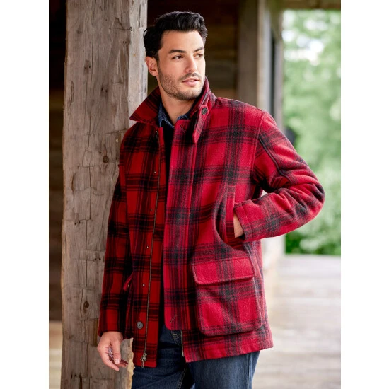 Flash Sale ⌛ Orton Brothers Ultimate Wool Jacket Red/black 🔥 1 Flash Sale ⌛ Orton Brothers Ultimate Wool Jacket Red/black 🔥