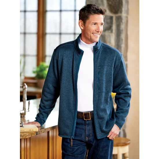 Wholesale โ๏ธ Orton Brothers Sweater-Fleece Jacket Heather Olive ๐ 5 Wholesale โ๏ธ Orton Brothers Sweater-Fleece Jacket Heather Olive ๐ - Image 5