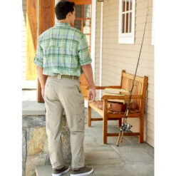 Hot Sale 🎁 Men's Peanuts Snow Fun Flannel Sleep Pant And Henley Pajama Set Gray ⌛