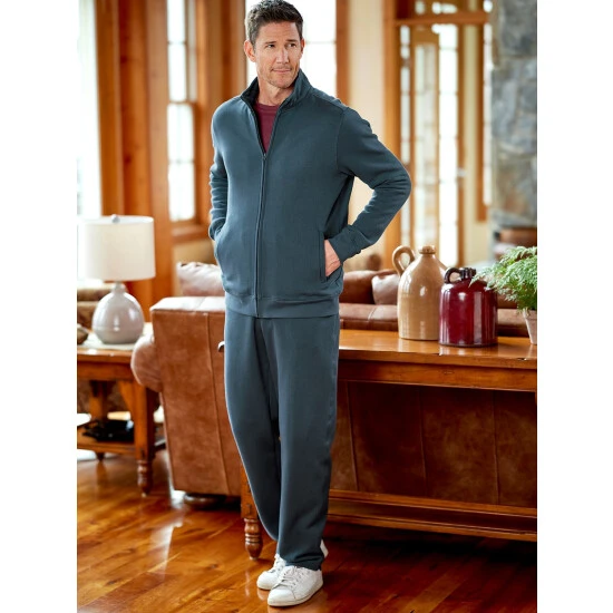 New ⭐ Vermont Country Store Men's Double-Comfort Portuguese Flannel Robe Black ⌚ Watch/green Plaid ⌛ 2 New ⭐ Vermont Country Store Men's Double-Comfort Portuguese Flannel Robe Black ⌚ Watch/green Plaid ⌛ - Image 2