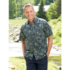 Flash Sale 🔔 Orton Brothers Short-Sleeve Cotton Batik Camp Shirt Rust ⭐ -Morton Brother Shop unnamed file 309