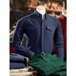 New 🥰 Orton Brothers Midweight Chamois 🤩 Shirt Green ⌛