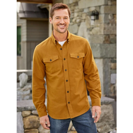 New 🥰 Orton Brothers Midweight Chamois 🤩 Shirt Green ⌛ 4 New 🥰 Orton Brothers Midweight Chamois 🤩 Shirt Green ⌛ - Image 4