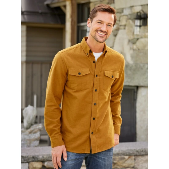 New 🥰 Orton Brothers Midweight Chamois 🤩 Shirt Green ⌛ 5 New 🥰 Orton Brothers Midweight Chamois 🤩 Shirt Green ⌛ - Image 5