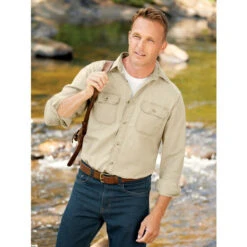 New 🧨 Vermont Country Store Men's Orton Plaid Portuguese Flannel Wrap Robe ⌛ -Morton Brother Shop unnamed file 319