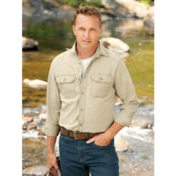 Flash Sale ✔️ Vermont Country Store Men's Super-Soft Portuguese Cotton Flannel Pajamas Blue 💯 -Morton Brother Shop unnamed file 321