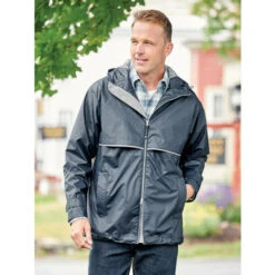 Outlet 🔥 Vermont Country Store Men's Vermonter Rain Jacket Yellow ✔️ -Morton Brother Shop unnamed file 332