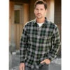 Best Sale 🎁 The Vermont Country Store Orton Brothers Midweight Flannel Shirt 🛒
