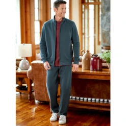 Cheapest 🌟 Orton Brothers Zip-Front Sweatpants Navy 🧨 -Morton Brother Shop unnamed file 347