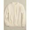 Coupon 🔔 Orton Brothers Men's Cotton Crewneck Pullover Sweater Cream 🌟