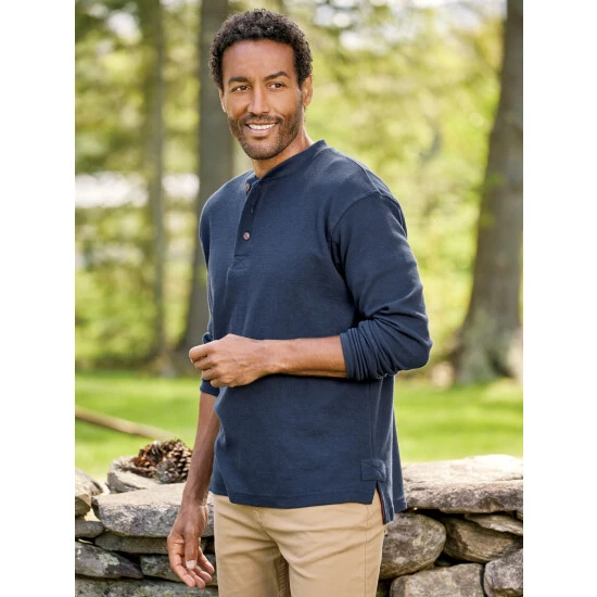Coupon ๐ Orton Brothers Long-Sleeve Waffle-Knit Henley Navy โ๏ธ 2 Coupon ๐ Orton Brothers Long-Sleeve Waffle-Knit Henley Navy โ๏ธ - Image 2