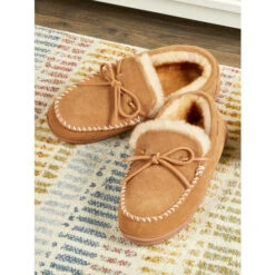 Best reviews of 😉 Vermont Country Store Men's Sheepskin Moccasins Chestnut 🛒