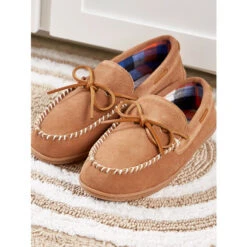Top 10 ⭐ Vermont Country Store Men's All-Season Suede Moccasins Chestnut 👍