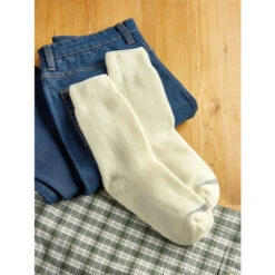 Cheapest ✔️ Vermont Country Store Thirty-Below Merino Wool 🎉 Socks Navy ❤️ -Morton Brother Shop unnamed file 480