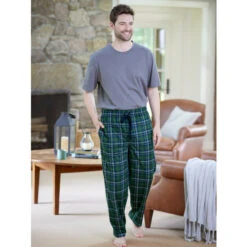 Best Pirce 👏 Vermont Country Store Men's Silky Fleece Sleep Pant Green & Navy Plaid 🔥 10 Best Pirce 👏 Vermont Country Store Men's Silky Fleece Sleep Pant Green & Navy Plaid 🔥 -Morton Brother Shop unnamed file 537