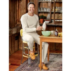 Brand new ❤️ Vermont Country Store Men's Military-Issue Thermal Long Underwear Top Natural 😉 -Morton Brother Shop unnamed file 570