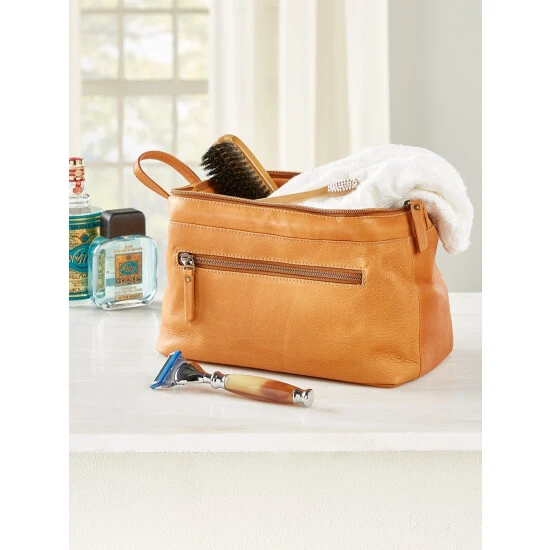 Best Pirce 🎉 Vermont Country Store Framed Leather Dopp Case Black 🤩 5 Best Pirce 🎉 Vermont Country Store Framed Leather Dopp Case Black 🤩 - Image 5