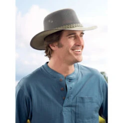 Best Sale 👍 Vermont Country Store Men's Soaker Fedora Hat Olive 🛒 -Morton Brother Shop unnamed file 94